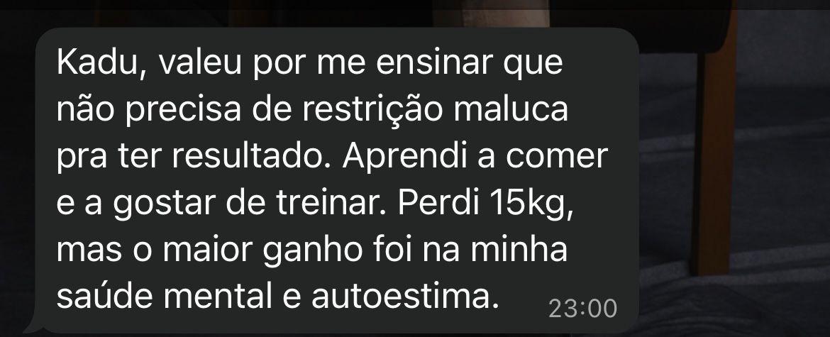 Depoimento de cliente satisfeito