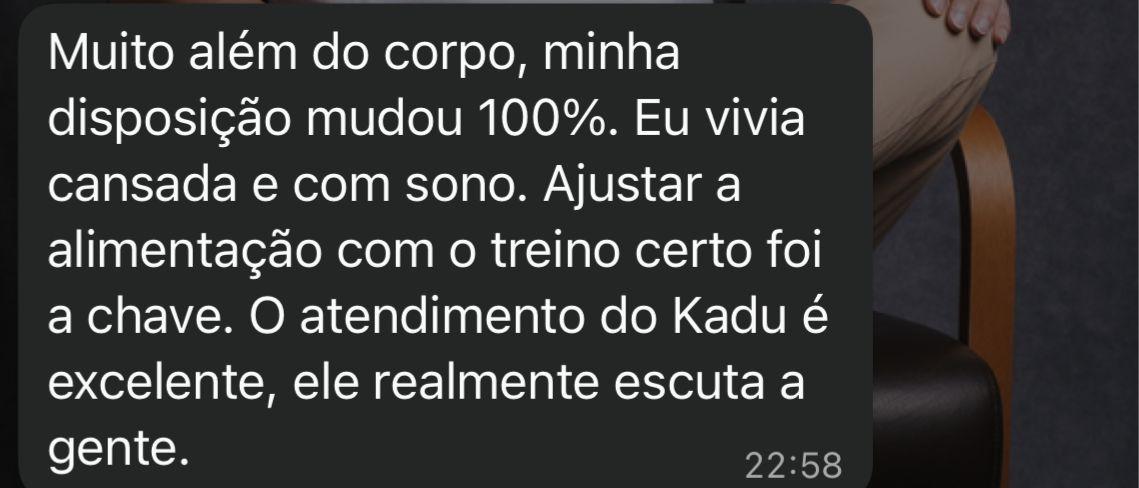 Depoimento de cliente satisfeito